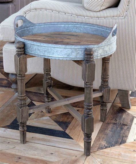 galvanized metal houses decor|galvanized farmhouse side table.